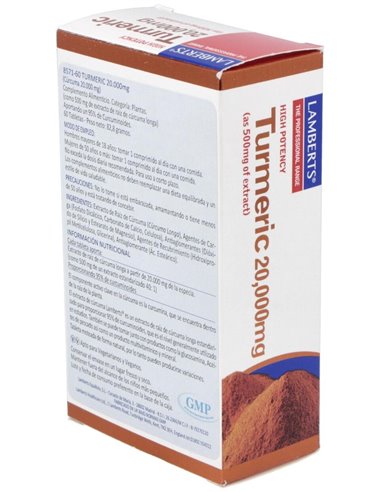 Cúrcuma (Turmeric) 20.000 mg de Lamberts