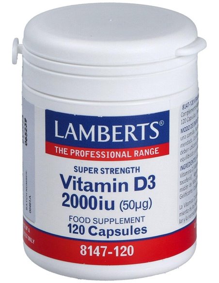 Vitamina D3 2000 UI (50 µg) de Lamberts