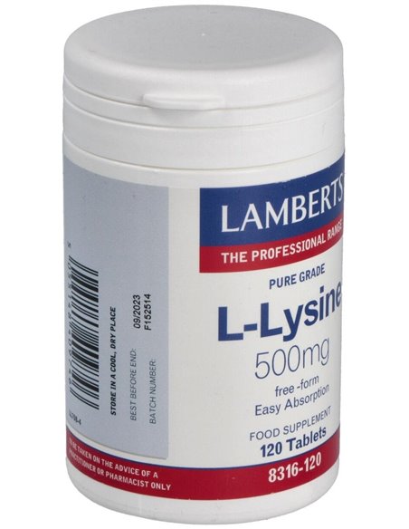 L-Lisina HCl 1000 mg de Lamberts