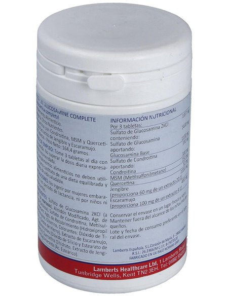 Glucosamina Completa 120 Tabs. de Lamberts