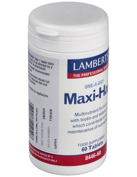 Maxi Hair® (Bienestar del cabello) 60 Tabs. de Lamberts