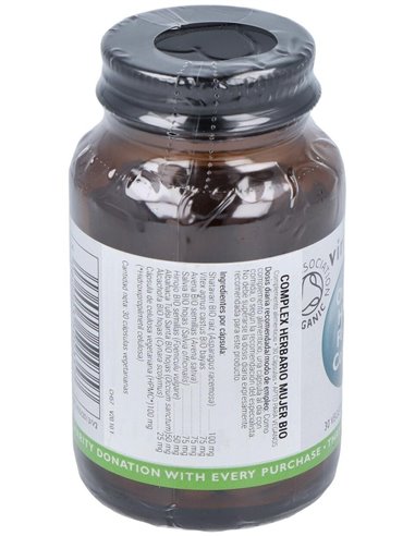 Complex Herbario Mujer 30Cap.Veg. Bio de Viridian