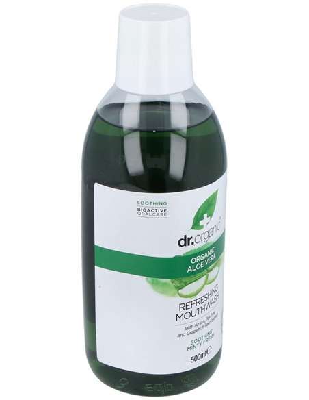 Enjuague Bucal Aloe Vera Organico 500Ml. de Dr. Organic