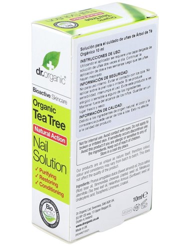 Solucion Para Uñas Arbol Del Te Organico 10Ml. de Dr. Organic