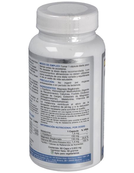 Melatonina Ab 1,9Mg 60Cap. de Airbiotic