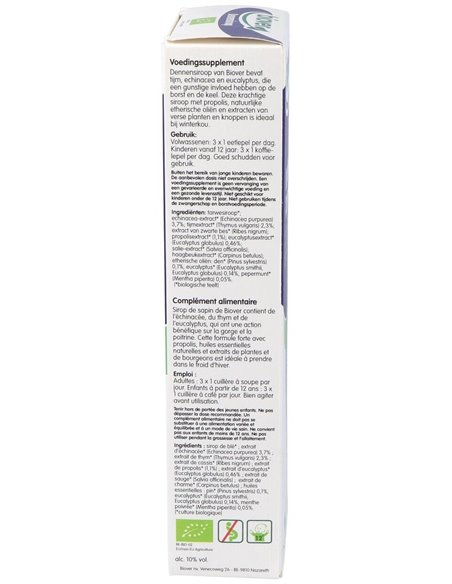 Jarabe De Pino 250Ml. Bio de Biover