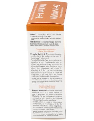 Multivit A -> Z de Physalis