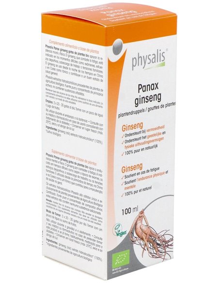Ext. Panax Ginseng 100Ml. Bio de Physalis