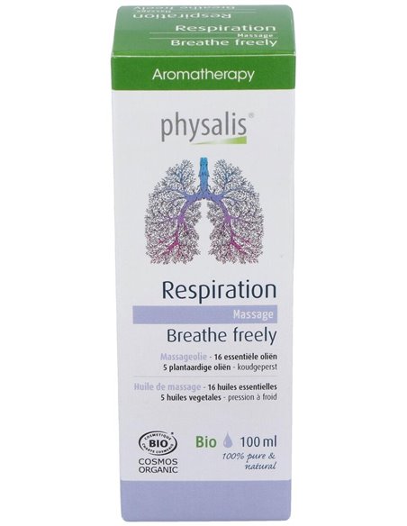 Respiration Respira Libre Aceite Masaje 100Ml. Bio de Physalis