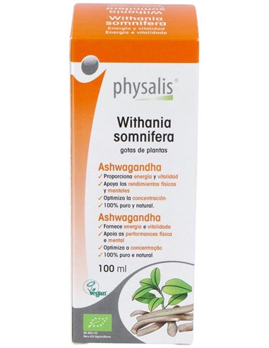 Ashwadandha Extracto 100Ml. Bio de Physalis