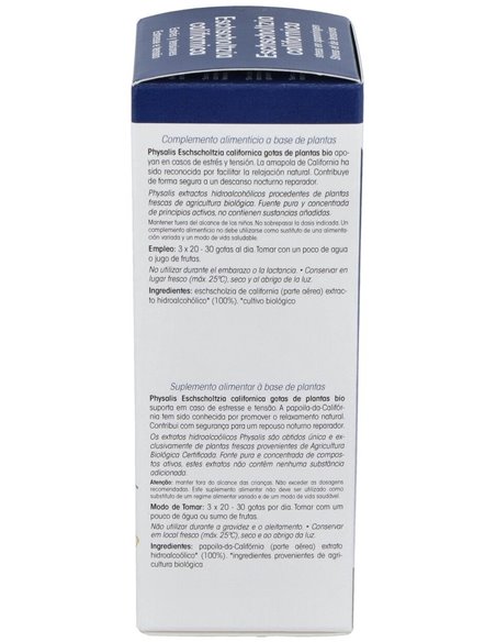 Tintura Eschscholtzia Californica (Amapola) de Physalis