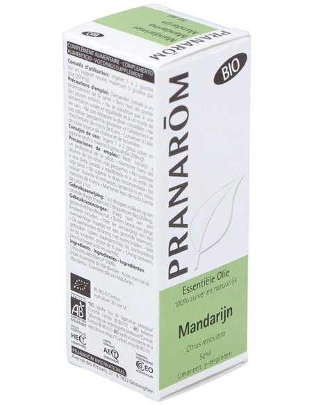 Mandarina Cascara Aceite Esencial Bio 10Ml. de Pranarom Aceites