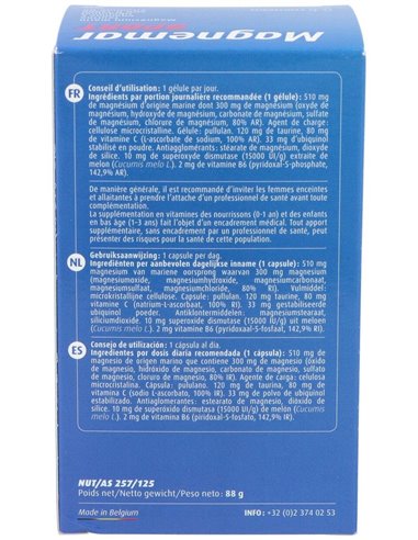 Magnemar Sport 90 Cápsulas Veg. Ortho Nat