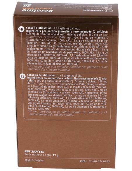 Keratin Complex Forte 30Cap. de Ortho Nat