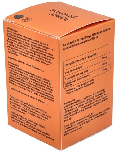 Hawa Vitamina C Alcalina 1000 60Cap. de Hawa Pharma