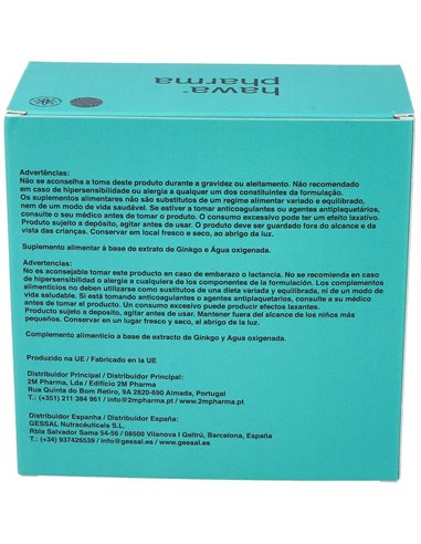 Hawa Ginkgo2 30Amp. de Hawa Pharma