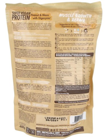 Svf Protein Peanut & Maca 400 G de Iswari