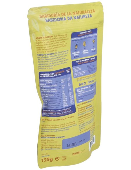 Baobab En Polvo Bio 125G 125G de Iswari