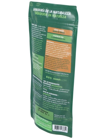 Clorela Comprimidos Bio 70 Gr 140 Tabletas de Iswari