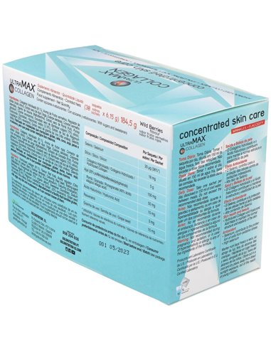 Ultramax Colageno 30Sbrs. de Gold Nutrition