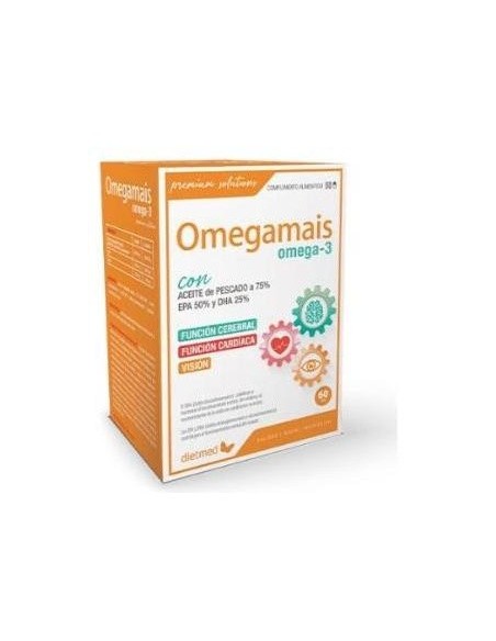 Omegamais Omega 3 60Perlas. de Dietmed