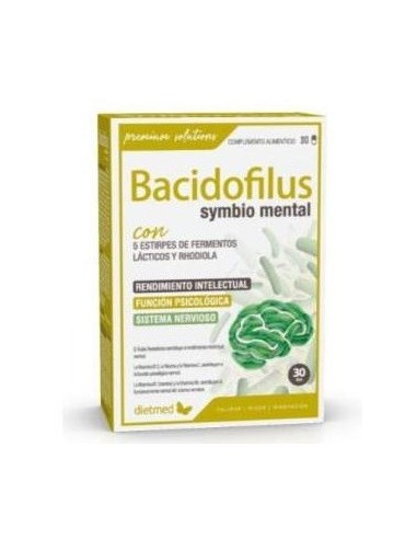 Bacidofilus Symbio Mental 30Cap. de Dietmed