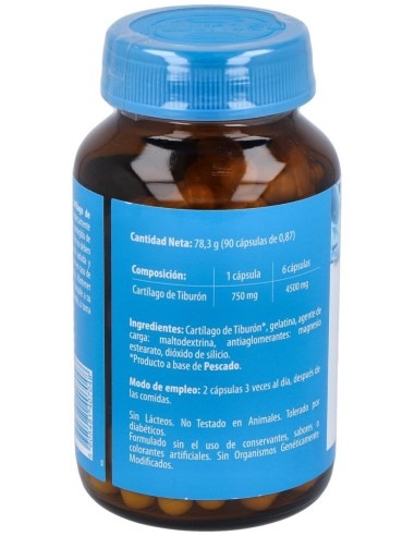 Cartilago De Tiburon 750Mg. 90Cap. de Dietmed