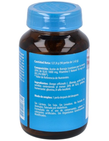 Borraja 1000Mg. 90Perlas de Dietmed