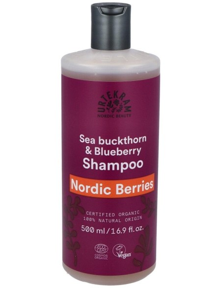 Champu Frutos Rojos 500Ml. Eco Vegan de Urtekram