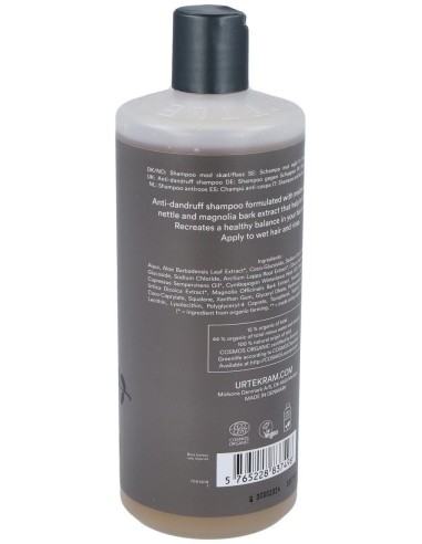 Champu Ortiga Anticaspa 500Ml. Eco Vegan de Urtekram