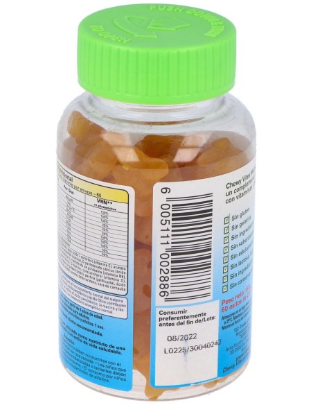 Chewy Vites Kids Multivitaminas 60 Ud de Chewy Vites