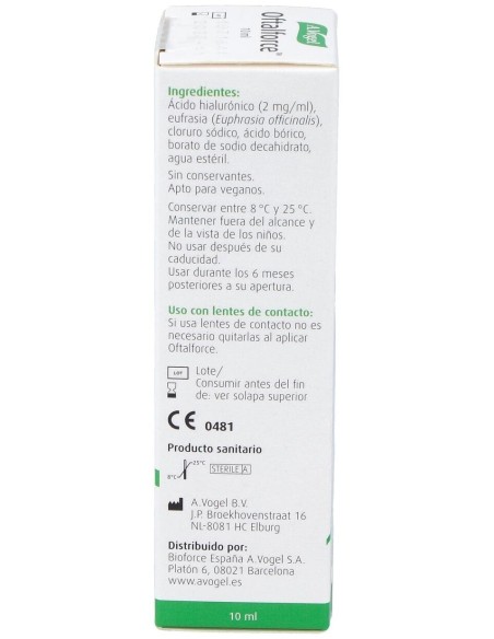 Oftalforce Ml 10  de A.Vogel