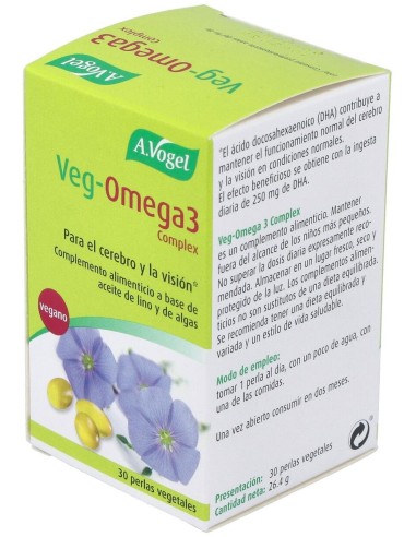 Veg-Omega 3 Complex 30Cap. de A.Vogel