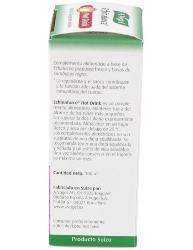 Echinaforce Hot Drink 100Ml. de A.Vogel