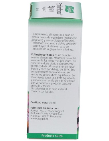 Echinaforce Spray 30Ml. de A.Vogel