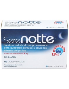 Melatonina 1'9 (Serenotte)-60 Masticables de Specchiasol 2