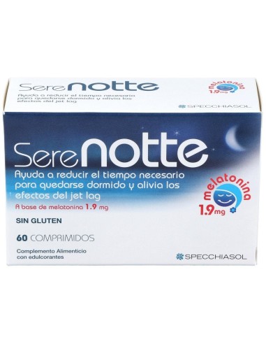 Melatonina 1'9 (Serenotte)-60 Masticables de Specchiasol