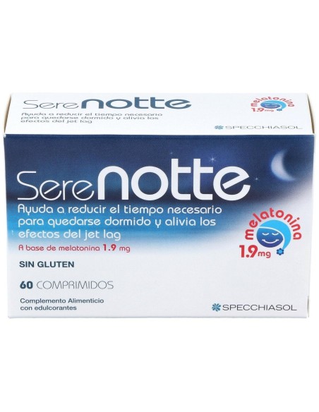 Melatonina 1,9Mg. (Serenotte) 60Comp.Mast. de Specchiasol