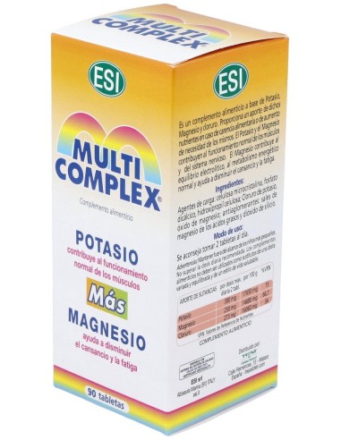 Multicomplex Potasio-Magnesio 90Comp. de Trepatdiet-Esi