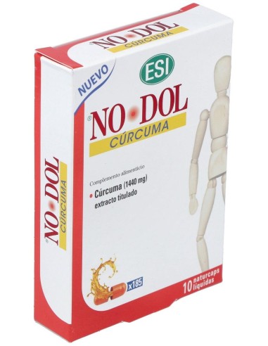 No Dol Curcuma 10Cap. Liquida de Trepatdiet-Esi