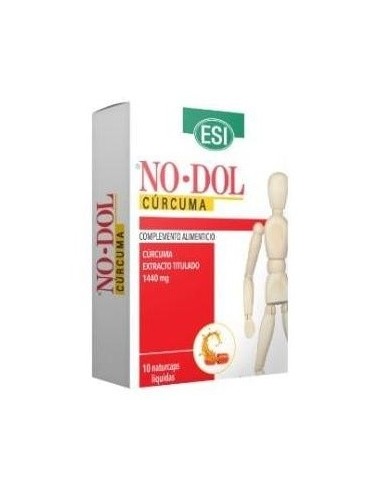 No Dol Curcuma 10Cap. Liquida de Trepatdiet-Esi