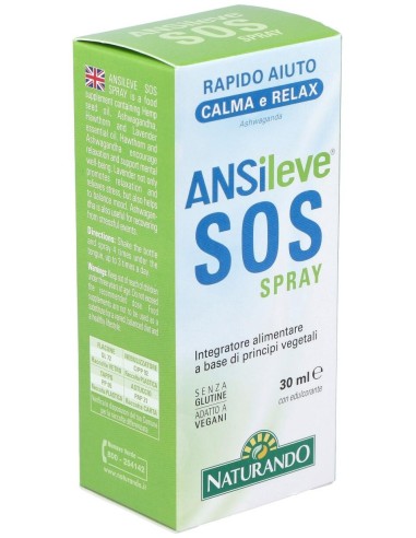 Ansileve Sos Spray 30Ml. Sg Vegan de Naturando