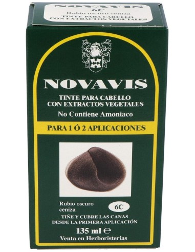 Tinte Novavis 6C Rubio Oscuro Ceniza 135Ml. de Novavis