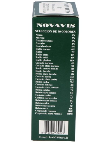 Tinte Novavis 8R Rubio Claro Cobrizo 135Ml. de Novavis