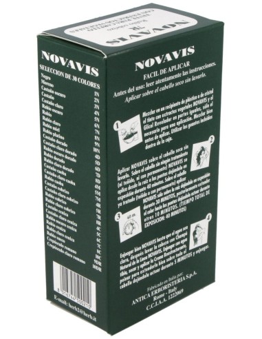 Tinte Novavis 7R Rubio Cobrizo 135Ml. de Novavis