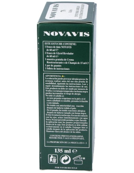 Tinte Novavis 7N Rubio 120 Ml de Novavis