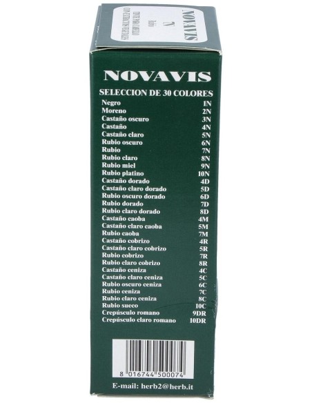 Tinte Novavis 7N Rubio 120 Ml de Novavis
