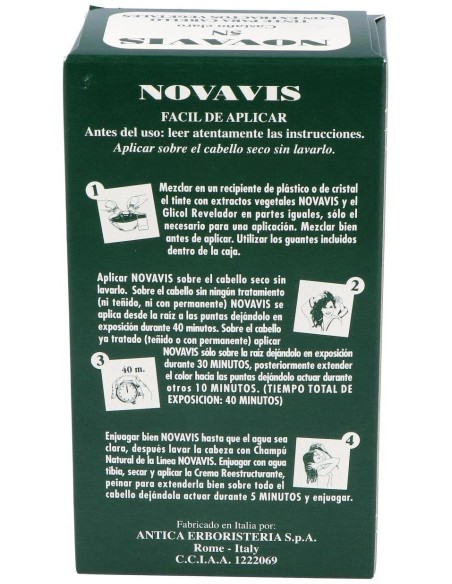 Tinte Novavis 5N Castaño Claro 120Ml de Novavis