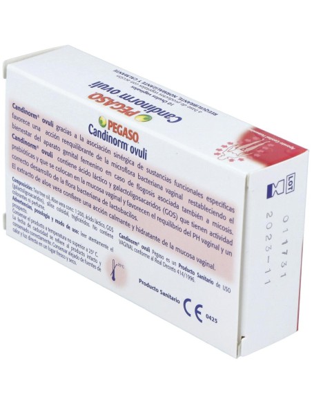 Candinorm Ovulos Vaginales 10Unid. de Pegaso