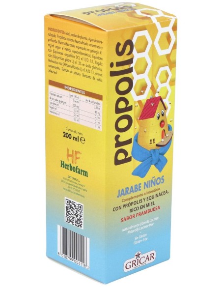 Propolis+Echinacea Jarabe Niños 200Ml. Gricar de Gricar